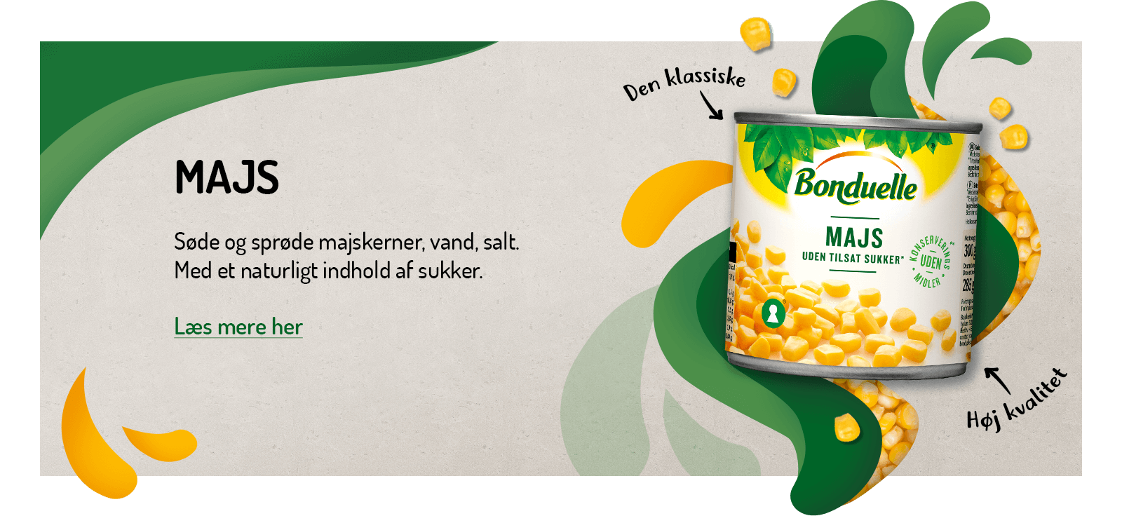 De originale majs fra Bonduelle